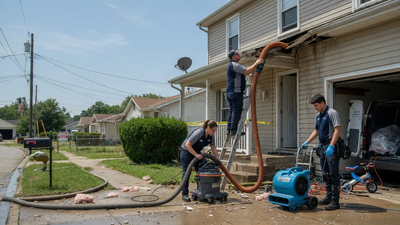Water Damage Restoration in New Boston, MO near me